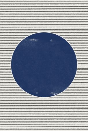 Watercolor Circle and Stripes