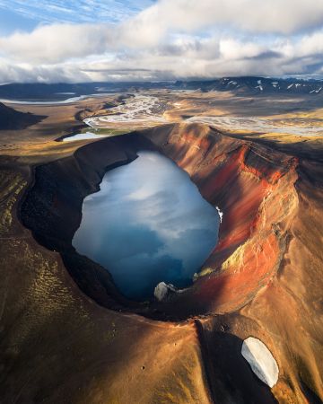 Colorful lakes of the Highlands - Iceland