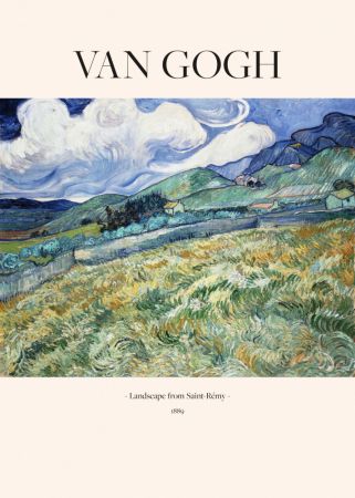 Landscape From Saint Rémy (1889)