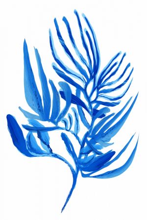 Blue Aquatic Plant Poster 6