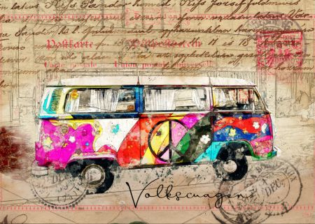 vw combi art