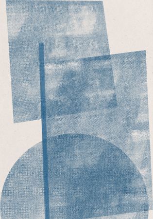 Paper Blue Collage No.2