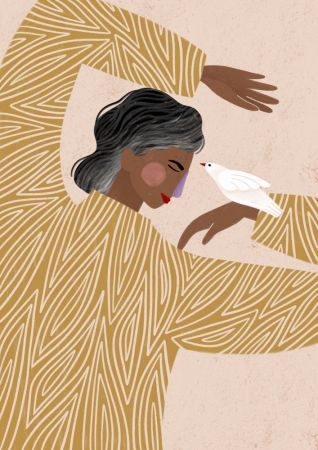 The Woman With He Bird