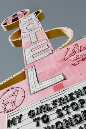 Las Vegas Motel Neon Sign