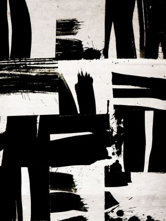 Wabi Sabi Black and White Abstract