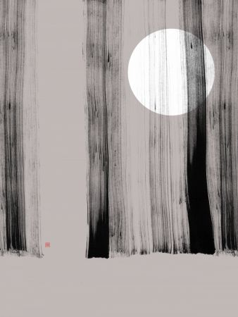 Hidden Moon N°1 | Behind the Trees