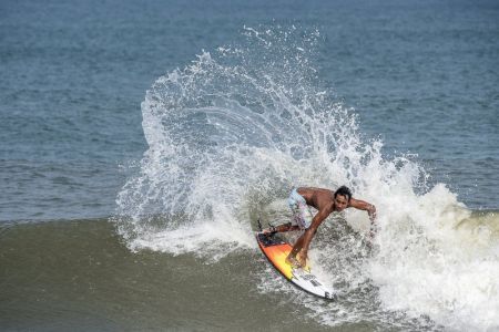 Surfing at Chennai