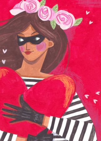 Portrait woman you stole my heart