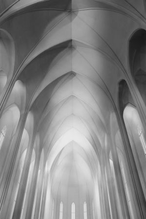 The Hallgrimskirkja in Reykjavik