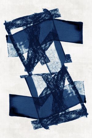 Abstract Blue Structure 3