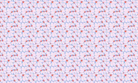 Abstract White Flowers