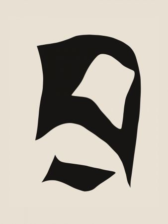 Distorted Black Cut Out