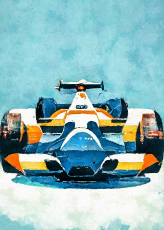 Formula 1 sport art