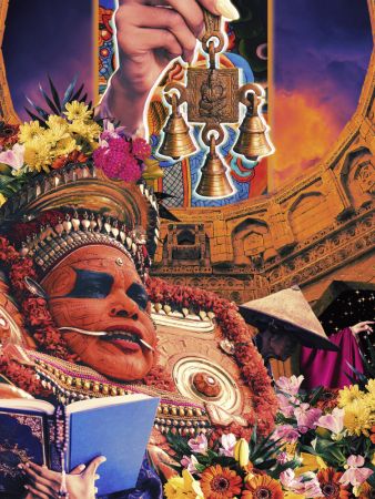 Retro Fantasy Culture Collage