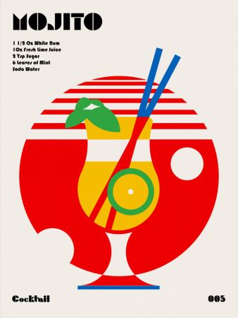 Mojito Bauhaus Cocktail
