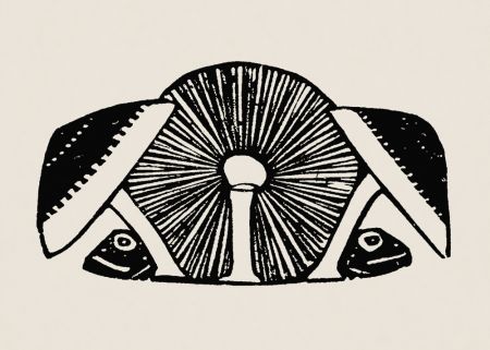 Three Mushrooms 1892 Beige