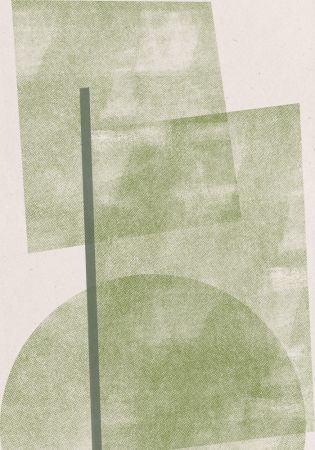 Paper Green Collage No.1