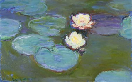 Nympheas (1897–1898) By Claude Monet.