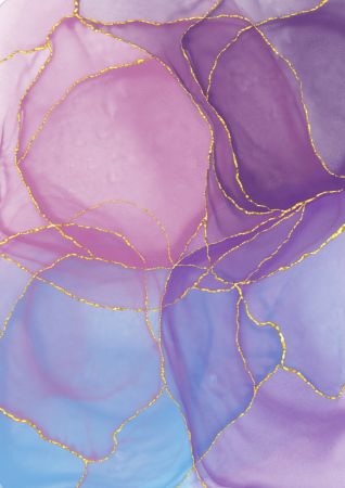 Abstract Pastel & Gold