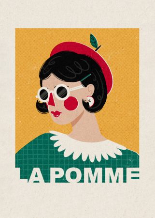 La Pomme French Fashion Portrait