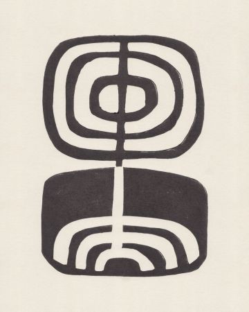 Modern Plant / Lino Print