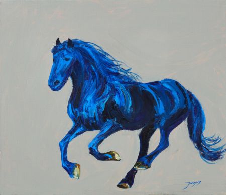 A Blue Horse