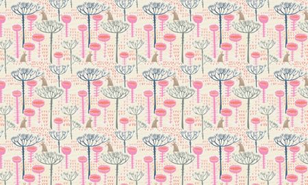 Block print scandinavian meadow