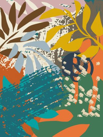 Abstract Leaves Close Up 1