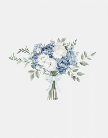 Coastal Bouquet With Bow