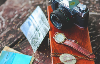 Create a canvas with your old clutter