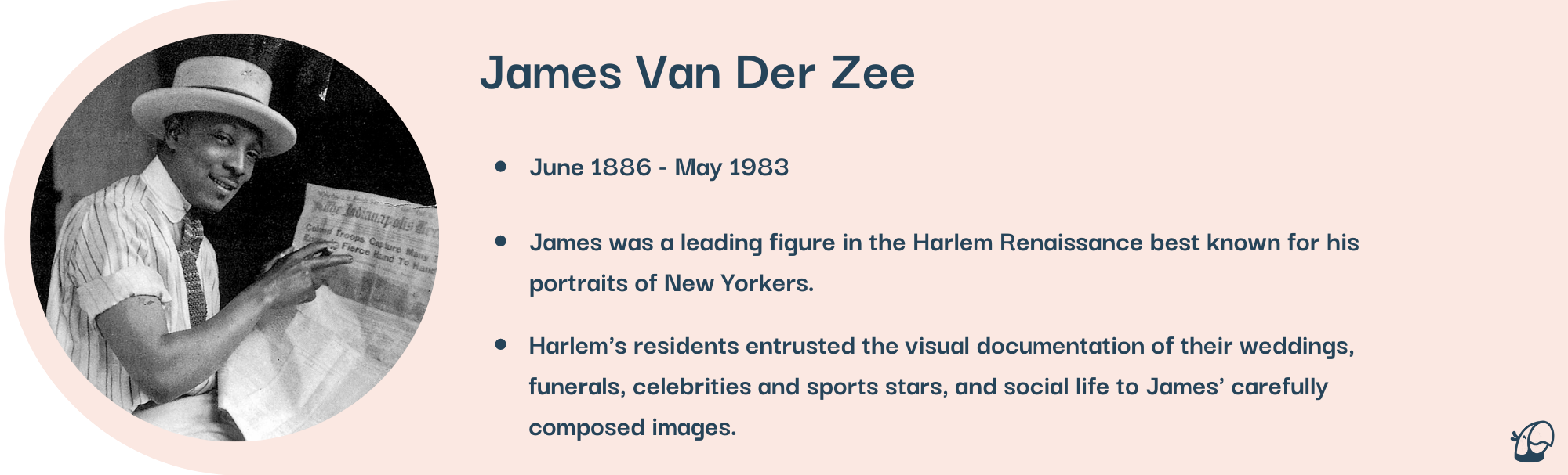 James Van Der Zee Black History Month Information